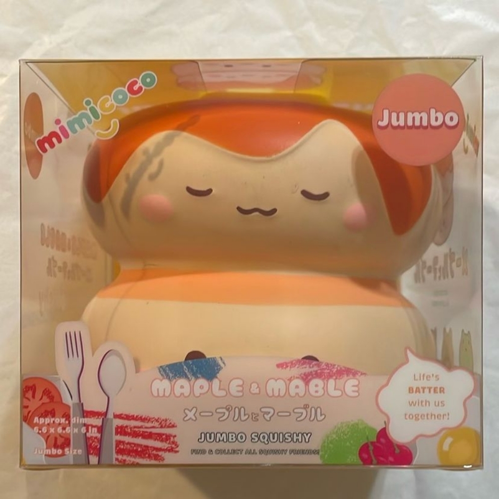 Mimicoco Maple & Mable JUMBO SQUISHY Pancake NIB